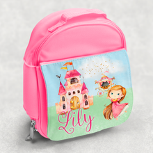 Load image into Gallery viewer, Princess Personalised Kids Insulated Lunch Bag
