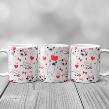 Load image into Gallery viewer, Pug Love Valentine&#39;s Day Mug - Mug - Molly Dolly Crafts
