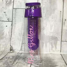 Load image into Gallery viewer, Personalised 700ml Adult Fruit Infuser Water Bottle - Bottles - Molly Dolly Crafts
