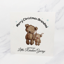 Load image into Gallery viewer, Little Reindeer Bear Rainbow Christmas Card
