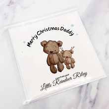 Load image into Gallery viewer, Little Reindeer Bear Rainbow Christmas Card
