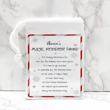Load image into Gallery viewer, Magic Reindeer Food Christmas Small Drawstring Bag
