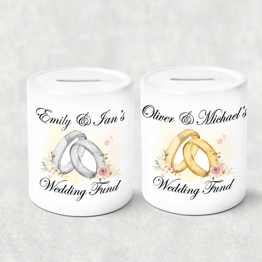 Rings Wedding Fund Money Savings Pot