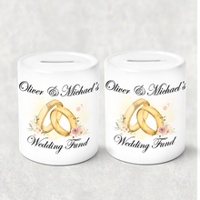 Load image into Gallery viewer, Rings Wedding Fund Money Savings Pot
