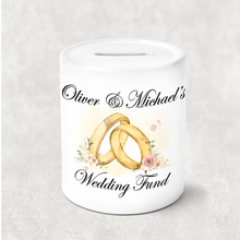 Load image into Gallery viewer, Rings Wedding Fund Money Savings Pot
