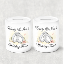 Load image into Gallery viewer, Rings Wedding Fund Money Savings Pot
