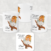 Load image into Gallery viewer, Robin Floral Mug
