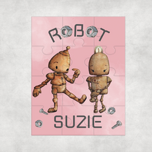 Load image into Gallery viewer, Robot Couple Jigsaw Various Sizes &amp; Pieces
