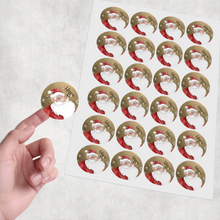 Load image into Gallery viewer, Father Christmas Personalised Gift Stickers
