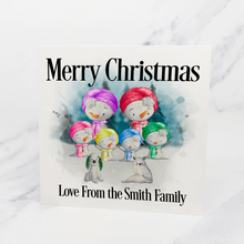 Load image into Gallery viewer, Snowman Family Christmas Card
