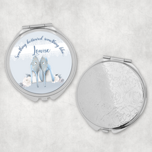Load image into Gallery viewer, Something Borrowed Something Blue/Something Old Something New Personalised Wedding Compact Mirror
