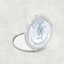 Load image into Gallery viewer, Something Borrowed Something Blue/Something Old Something New Personalised Wedding Compact Mirror
