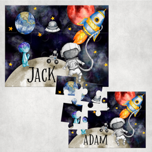 Load image into Gallery viewer, Space Personalised Jigsaw Various Sizes &amp; Pieces
