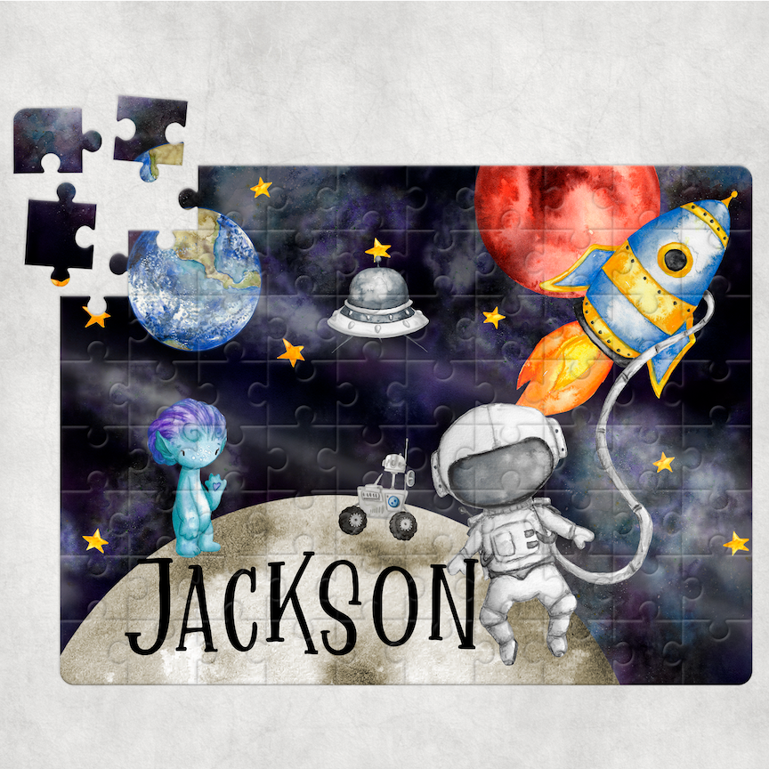 Space Personalised Jigsaw Various Sizes & Pieces