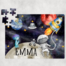 Load image into Gallery viewer, Space Personalised Jigsaw Various Sizes &amp; Pieces
