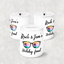 Load image into Gallery viewer, Sunglasses Holiday Personalised Money Pot
