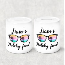 Load image into Gallery viewer, Sunglasses Holiday Personalised Money Pot
