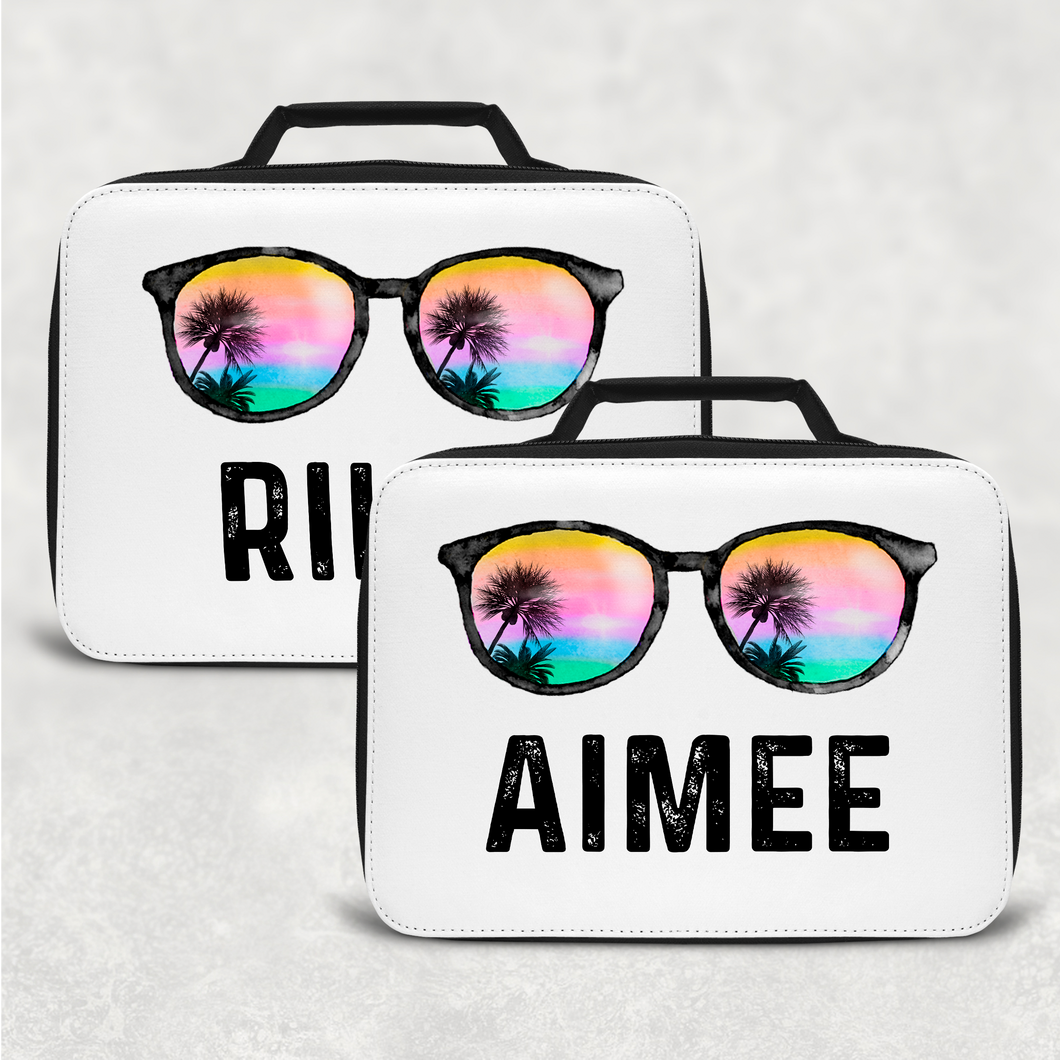 Sunglasses Personalised Insulated Lunch Bag