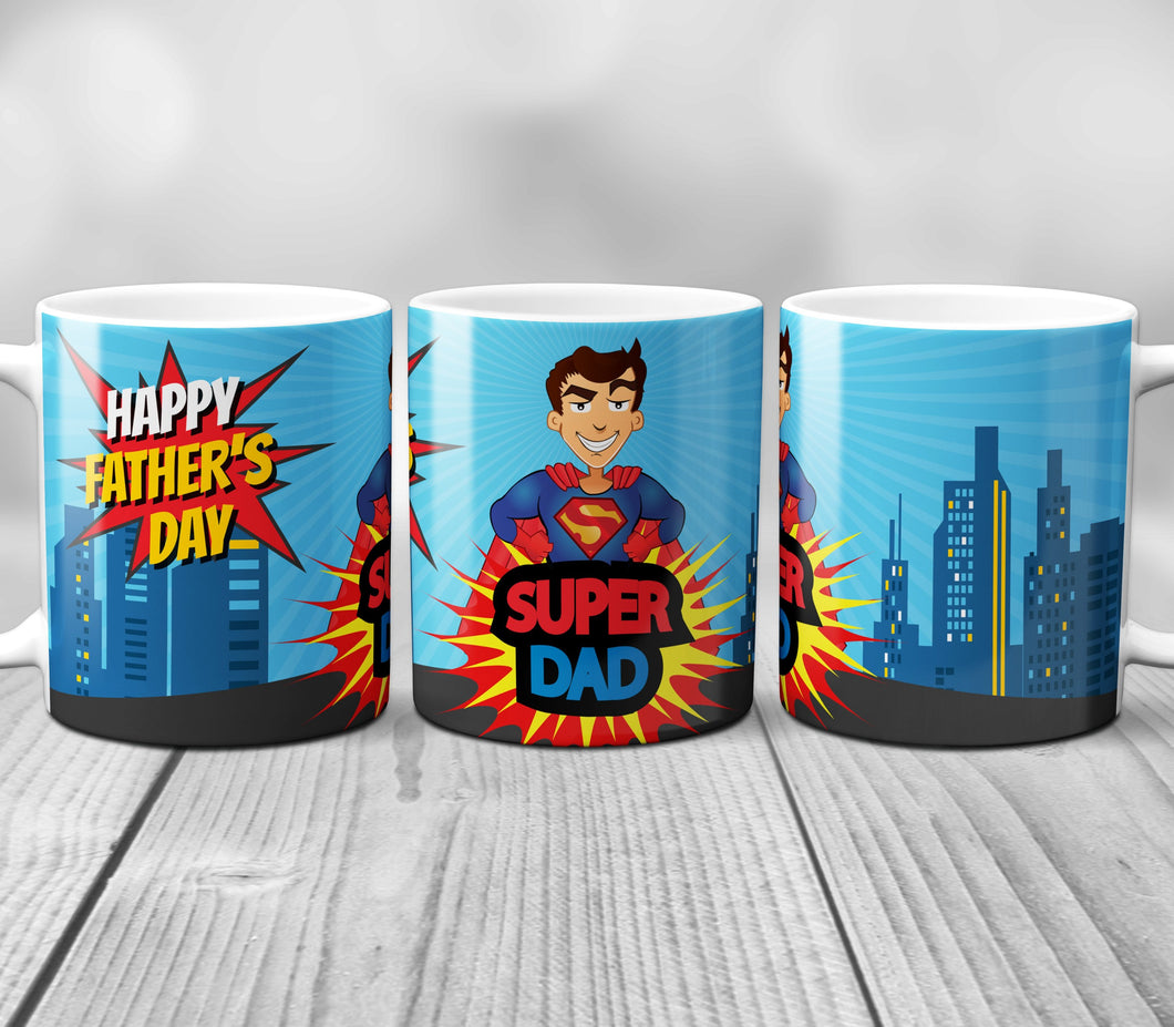 Super Dad Father's Day Mug - Mug - Molly Dolly Crafts