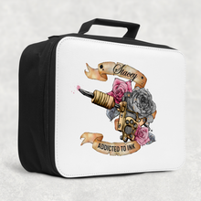 Load image into Gallery viewer, Tattoo Addicted to Ink Personalised Insulated Lunch Bag
