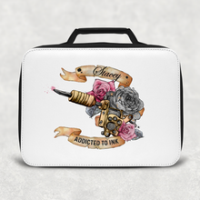 Load image into Gallery viewer, Tattoo Addicted to Ink Personalised Insulated Lunch Bag
