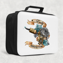 Load image into Gallery viewer, Tattoo Addicted to Ink Personalised Insulated Lunch Bag
