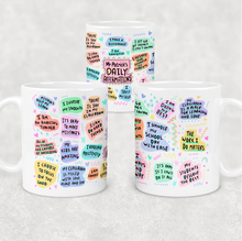 Load image into Gallery viewer, Teacher Affirmations Pastel Personalised Mug
