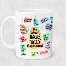 Load image into Gallery viewer, Teacher Affirmations Personalised Mug
