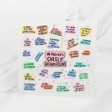 Load image into Gallery viewer, Teacher Daily Affirmations Pastel Card
