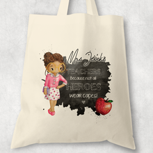 Load image into Gallery viewer, Teacher Thank You Gift Tote Bag
