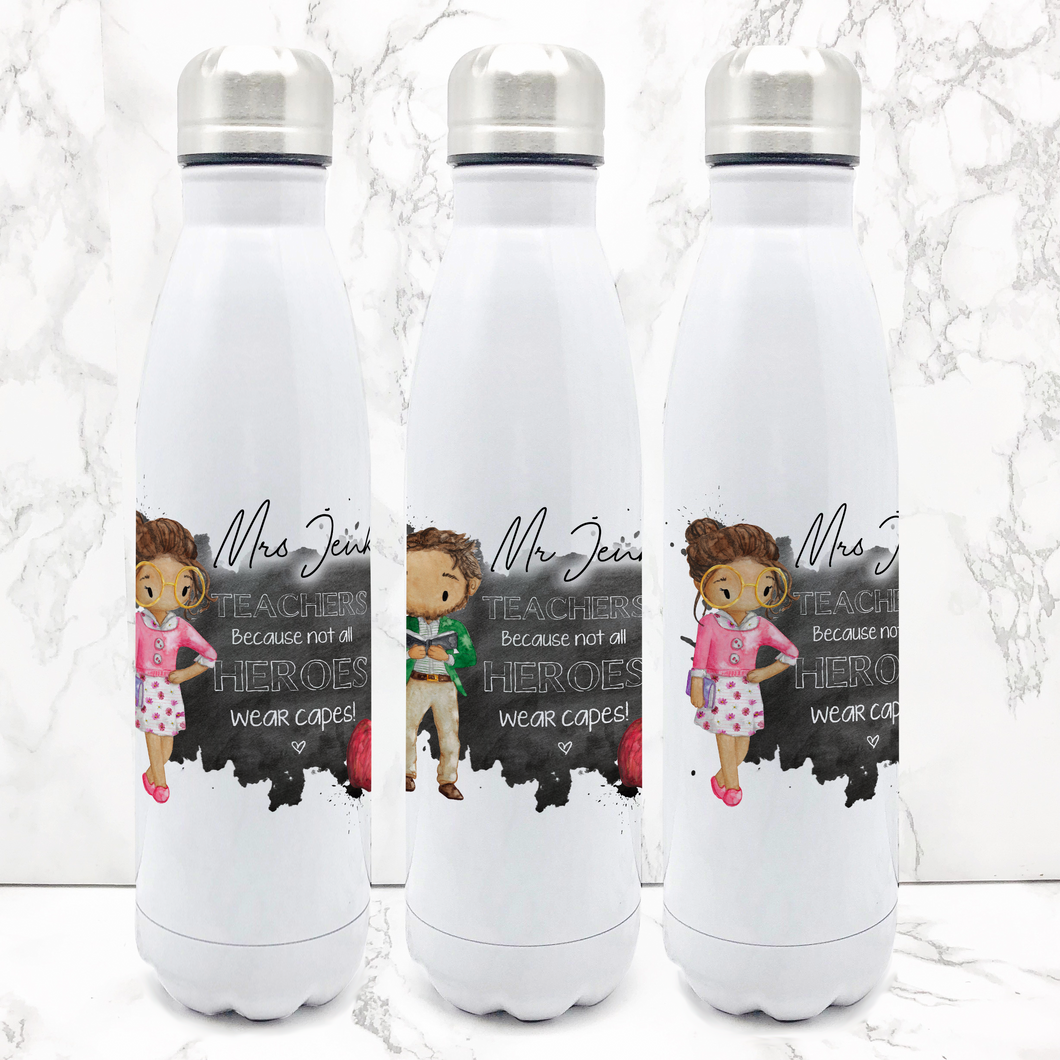Teacher Thank You Personalised Travel Flask