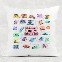 Load image into Gallery viewer, Teacher Daily Affirmations Pastel Cushion
