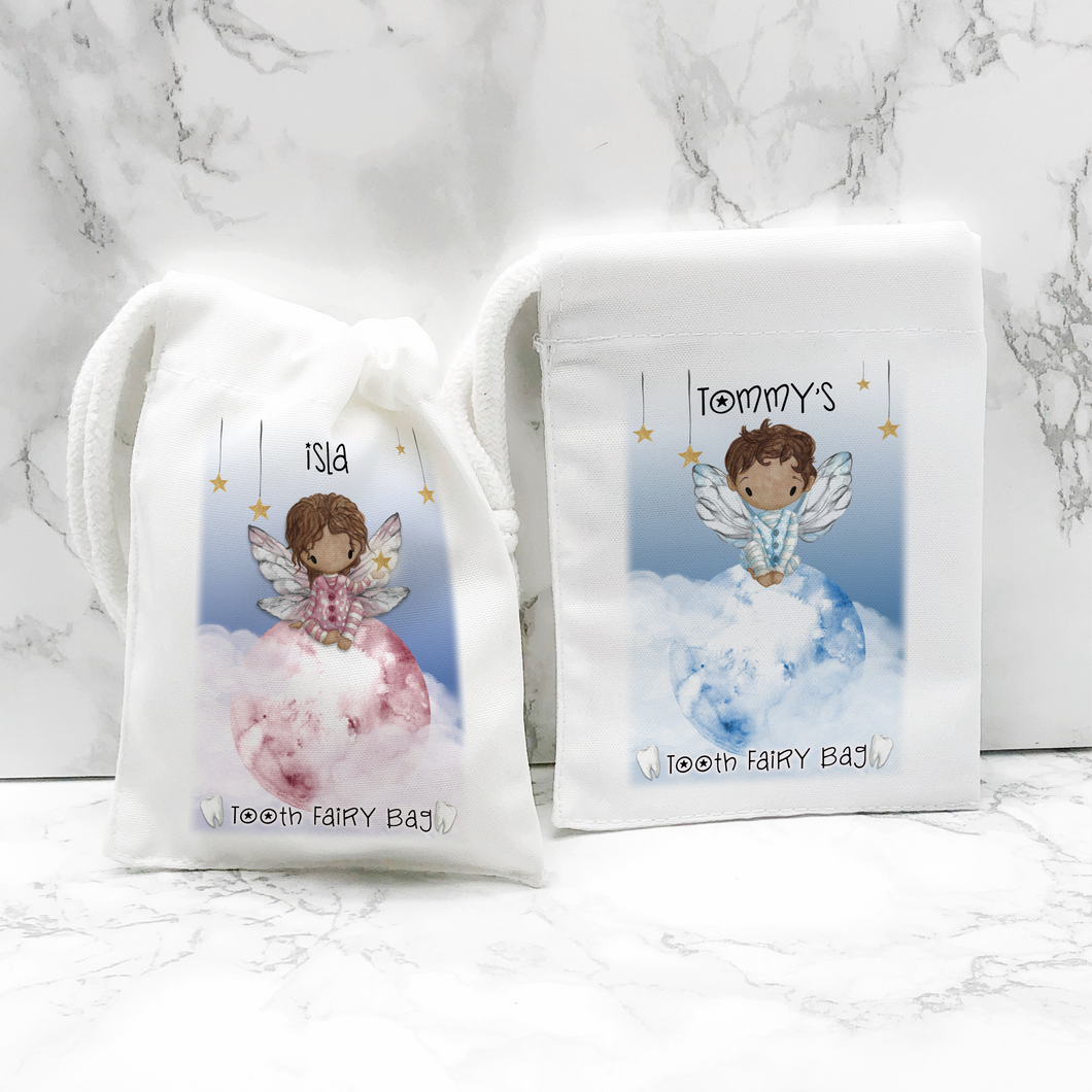 Baby Fairy World Personalised Tooth Fairy Bag