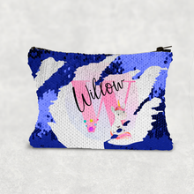Load image into Gallery viewer, Unicorn Alphabet Personalised Sequin Bag
