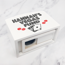 Load image into Gallery viewer, Vegas Fund Personalised Wooden Money Box
