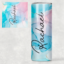 Load image into Gallery viewer, Pastel Watercolour Personalised Tall Tumbler
