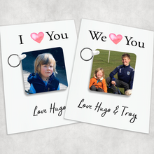 Load image into Gallery viewer, We/I Love You Hug Isolation Comfort Photo Keyring
