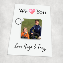 Load image into Gallery viewer, We/I Love You Hug Isolation Comfort Photo Keyring
