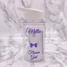 Load image into Gallery viewer, 500ml Kids Wedding Role Outfit Water Bottle | Flower Girl Bottle | Page Boy Bottle - Bottles - Molly Dolly Crafts
