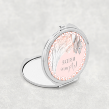 Load image into Gallery viewer, Wedding Role Dress and Shoes Personalised Wedding Compact Mirror
