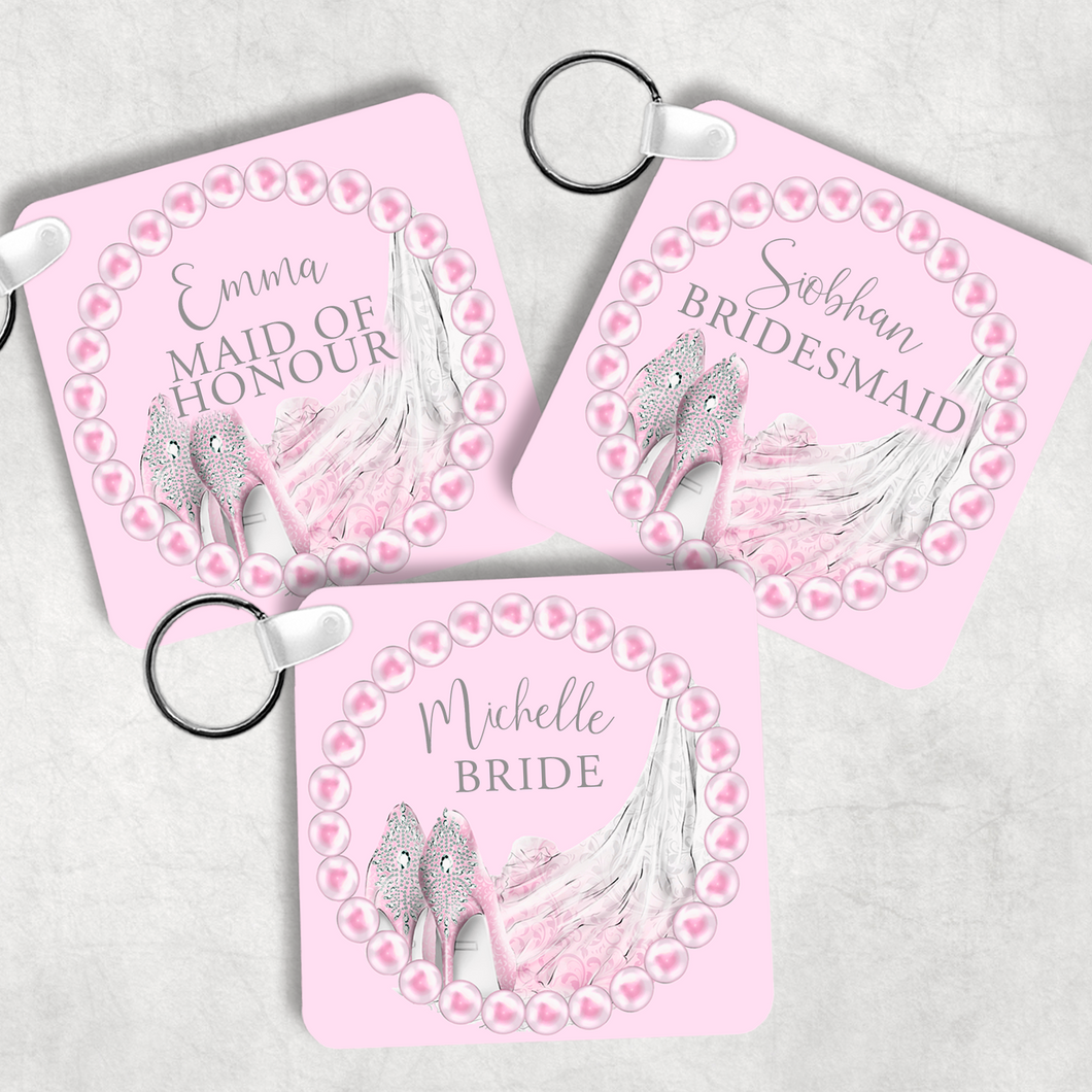 Hen Party Favour Personalised Wedding Role Keyring