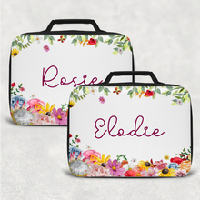 Load image into Gallery viewer, Wildflower Personalised Insulated Lunch Bag

