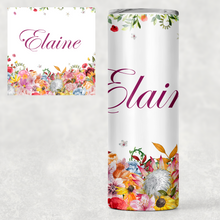 Load image into Gallery viewer, Wildflower Personalised Tall Tumbler
