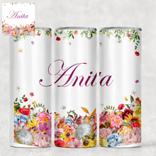 Load image into Gallery viewer, Wildflower Personalised Tall Tumbler
