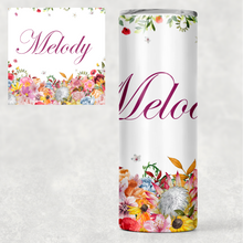 Load image into Gallery viewer, Wildflower Personalised Tall Tumbler
