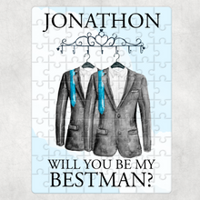Load image into Gallery viewer, Will you be my Page Boy, Ring Bearer, Usher, Best Man Proposal Jigsaw Various Sizes
