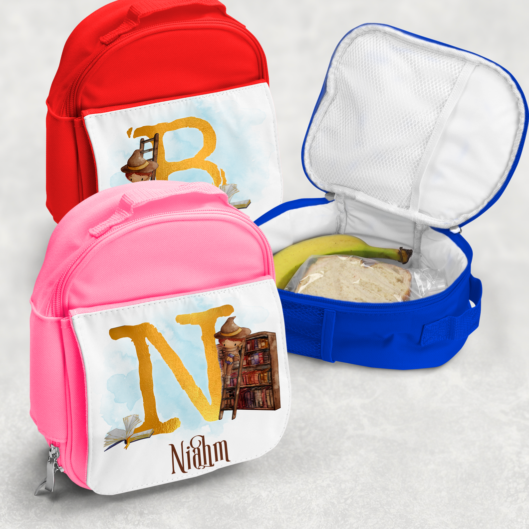 Wizard Alphabet Personalised Kids Insulated Lunch Bag