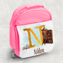 Load image into Gallery viewer, Wizard Alphabet Personalised Kids Insulated Lunch Bag

