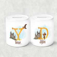 Load image into Gallery viewer, Wizard Alphabet Personalised Money Saving Pot
