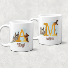 Load image into Gallery viewer, Wizard Alphabet Personalised Watercolour Mug
